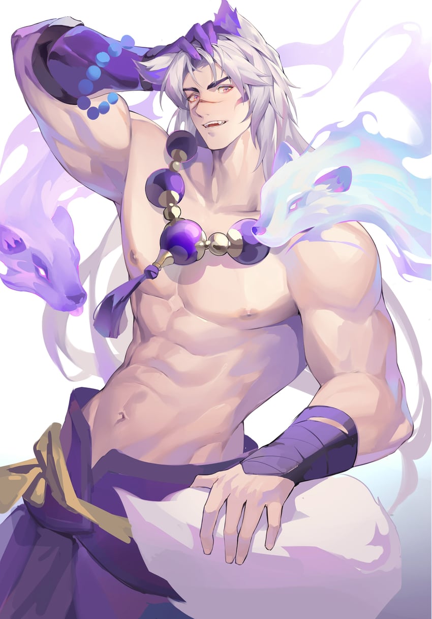 sett and spirit blossom sett (league of legends) drawn by yaoyaore