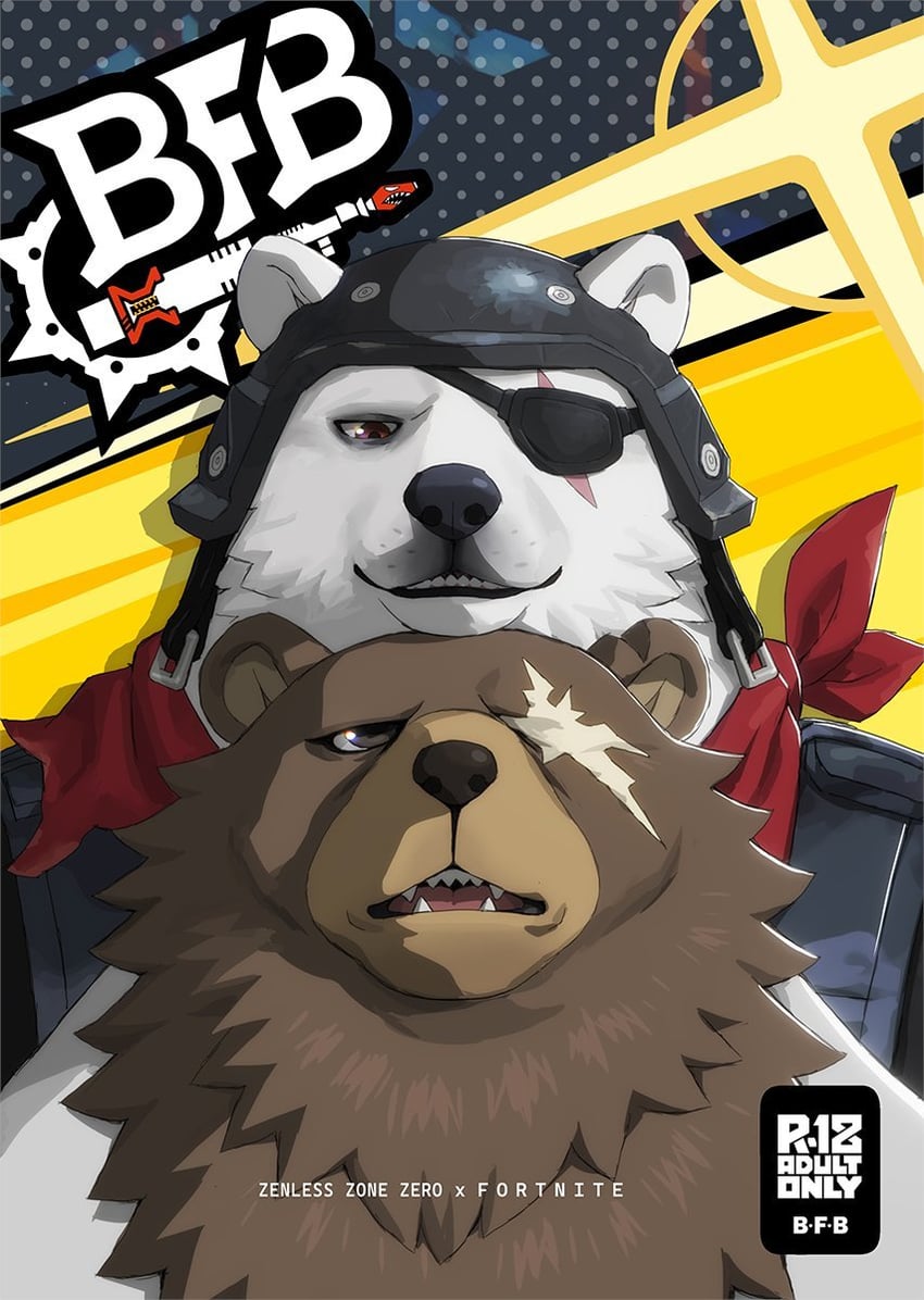 ben bigger and polar patroller (zenless zone zero and 1 more) drawn by rossciaco