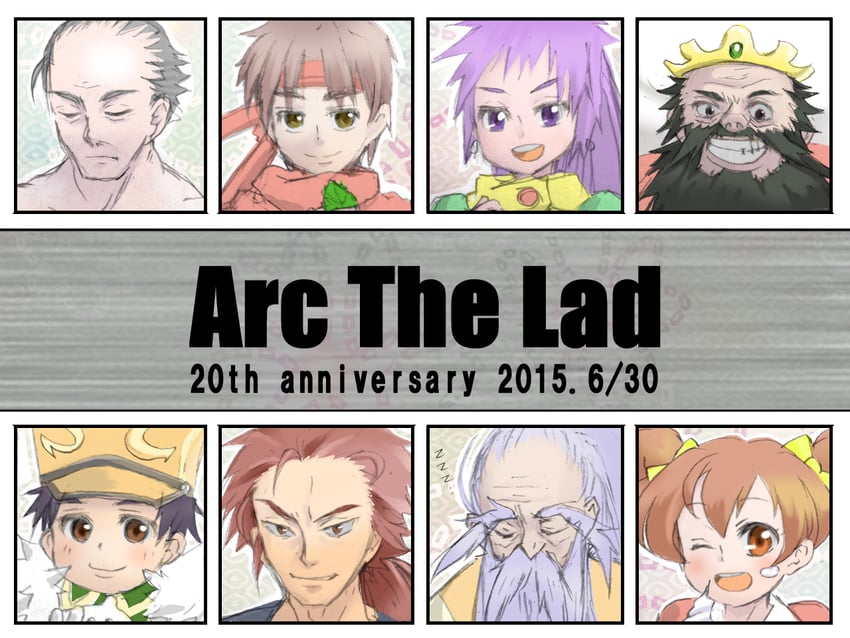 choko, kukuru, arc, tosh, poco, and 3 more (arc the lad) drawn by sakurai_hiyoko