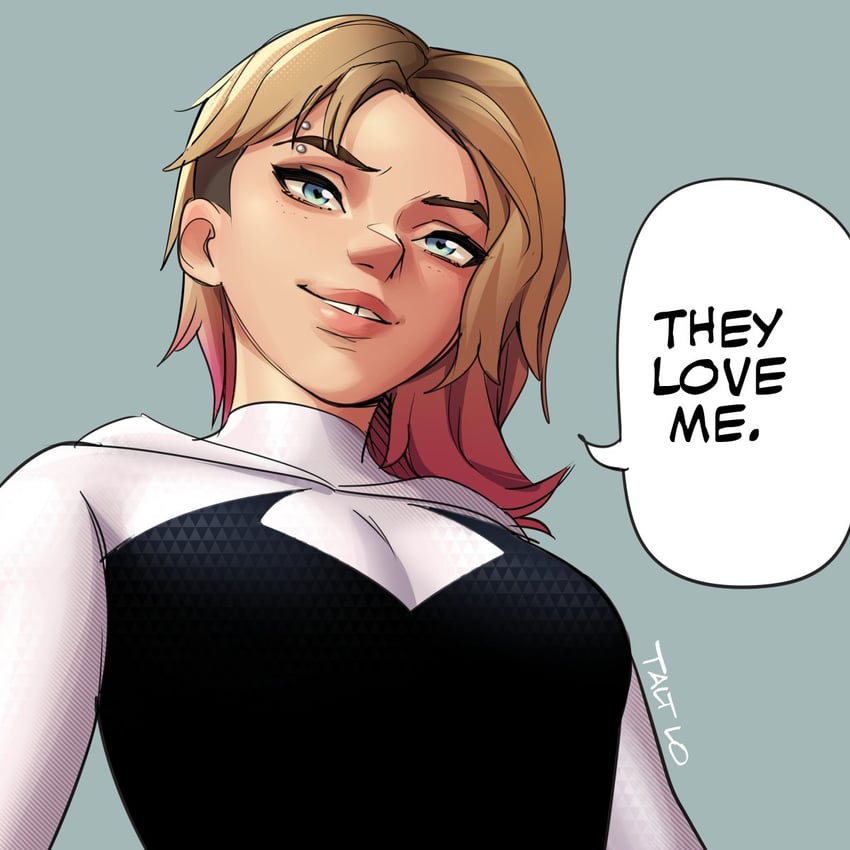 spider-gwen (marvel and 4 more) drawn by talt_lo