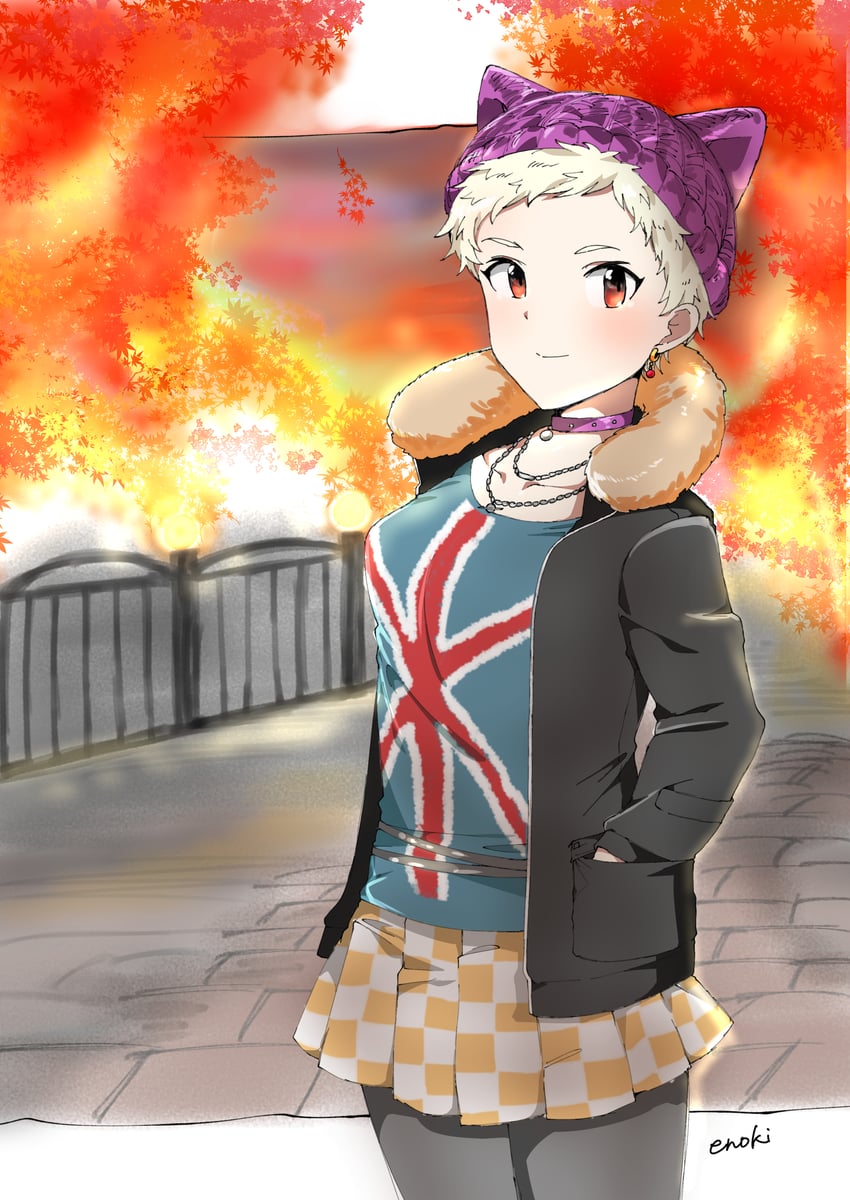 senzaki ema (idolmaster and 1 more) drawn by e-no-ki