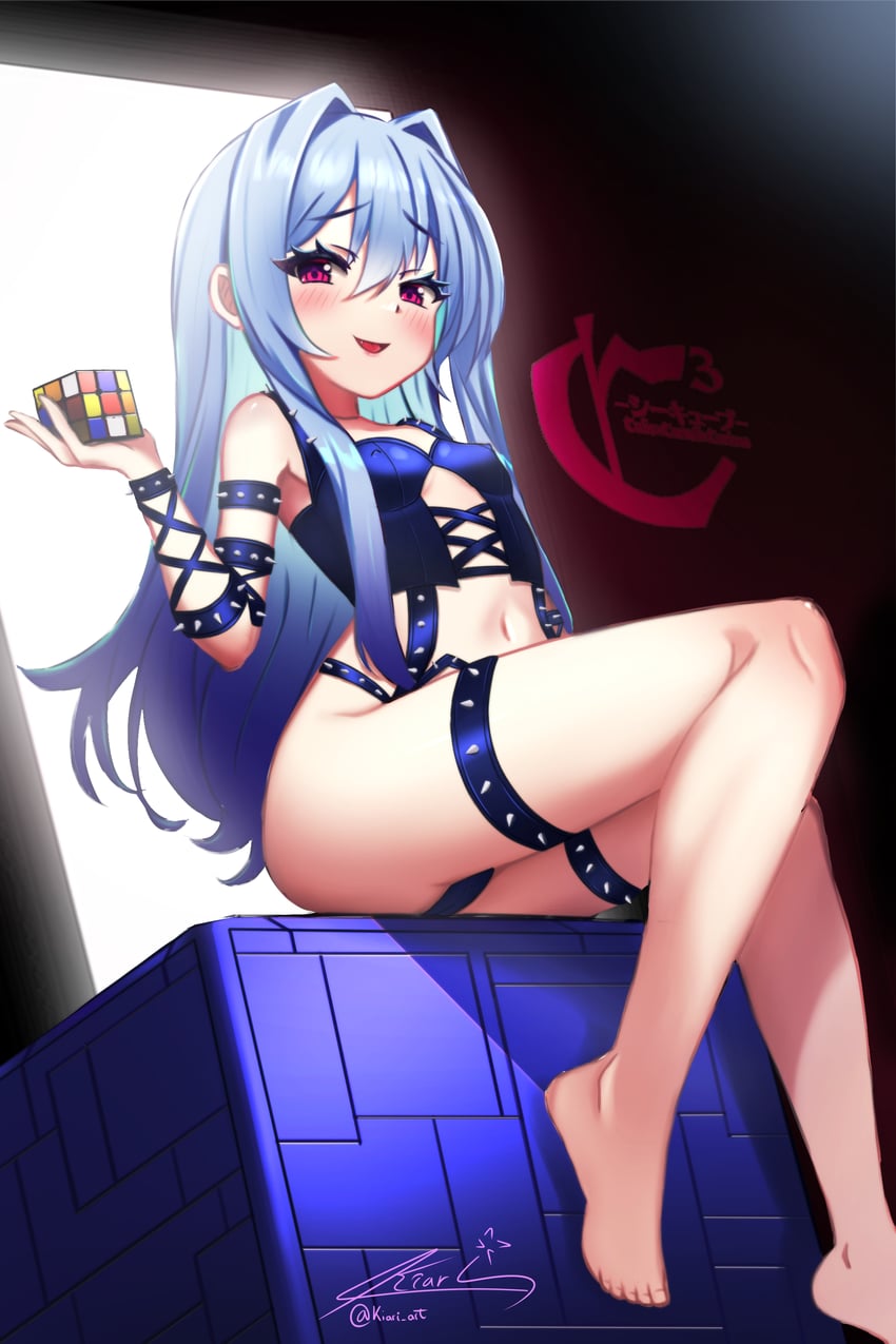 fear kubrick (cube x cursed x curious) drawn by kiari_art