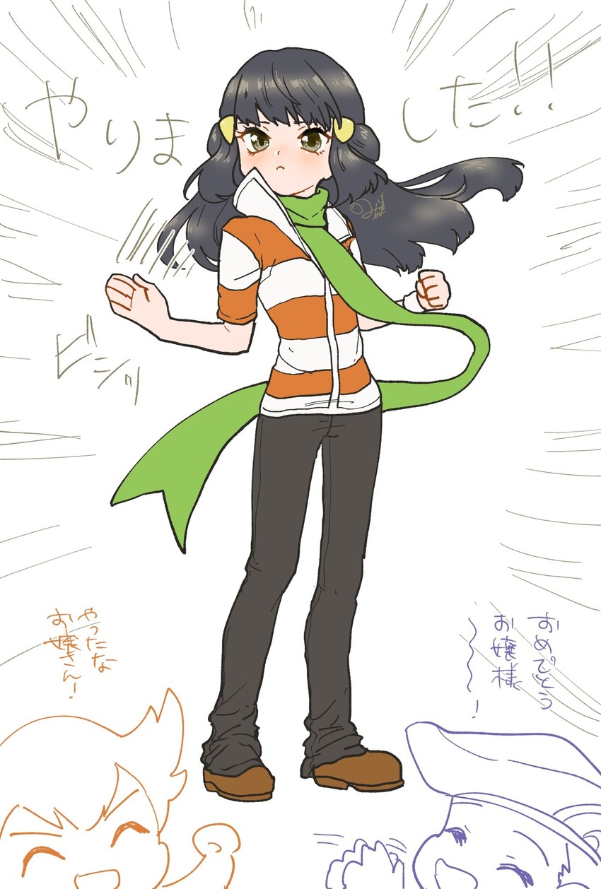 dawn, lucas, and barry (pokemon and 1 more) drawn by minapo