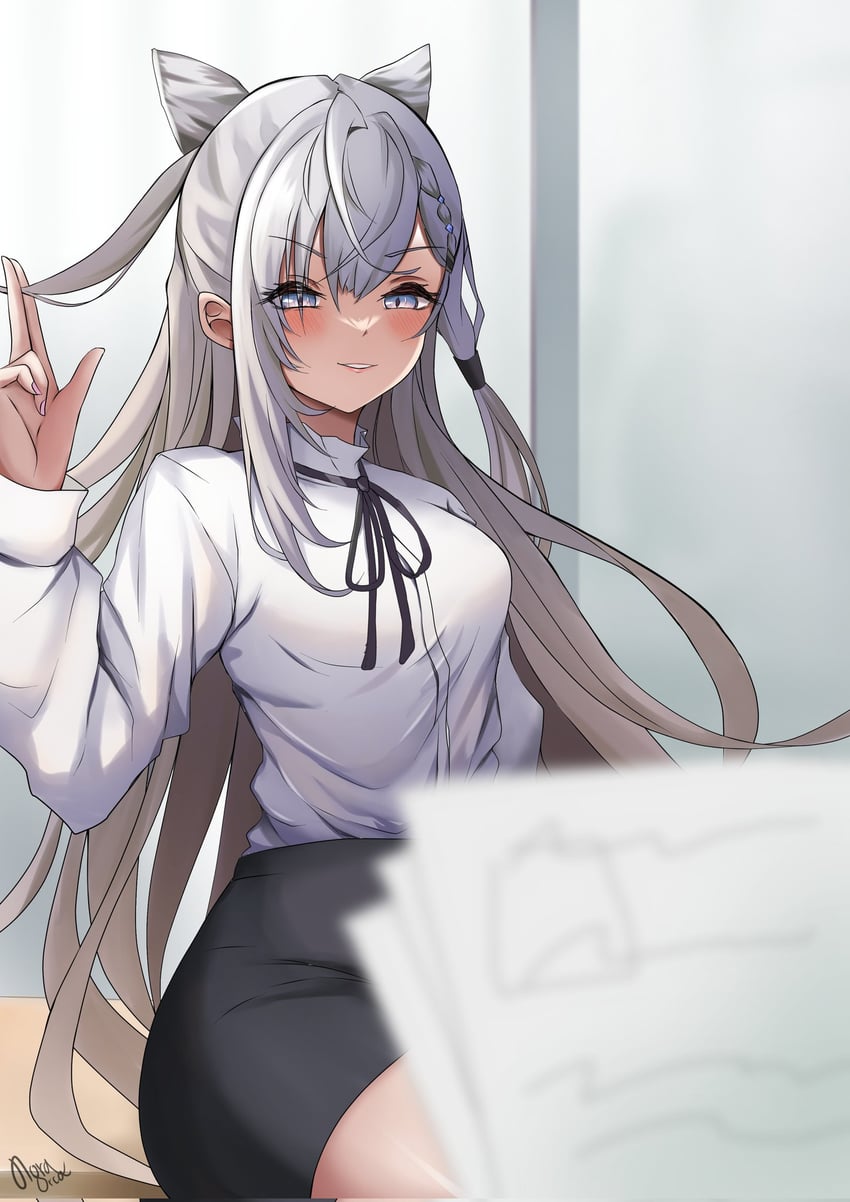 vestia zeta (hololive and 1 more) drawn by noir_akira