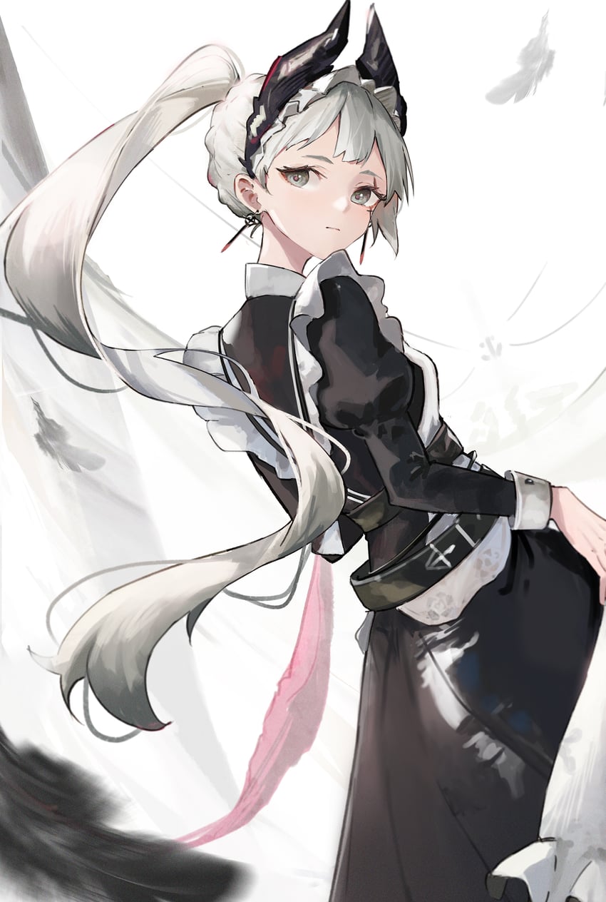 irene (arknights and 1 more) drawn by ema_(kuguiema)