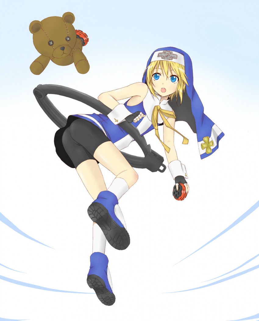 bridget and roger (guilty gear and 1 more) drawn by nuruhito