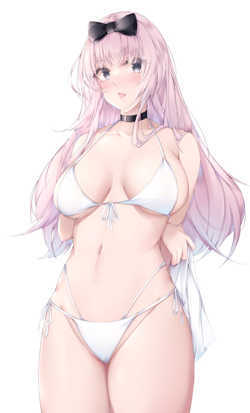 fujiwara chika (kaguya-sama wa kokurasetai ~tensai-tachi no renai zunousen~) drawn by akira_nagi