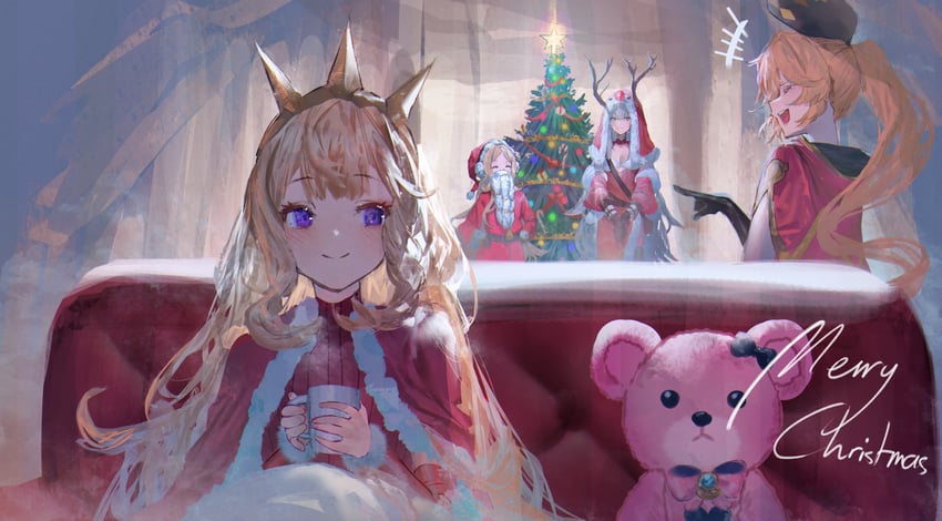 cagliostro, clarisse, mireille, and risette (granblue fantasy) drawn by betabeet