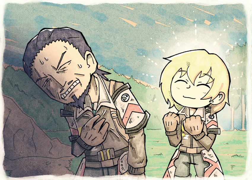 nico emery and godwin (senjou no valkyria and 1 more) drawn by setz