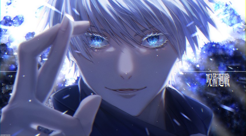 gojou satoru (jujutsu kaisen) drawn by h2o_(user_fexn7448)