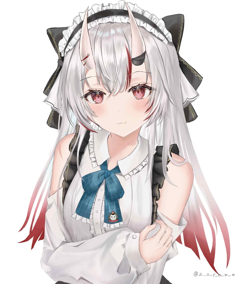 nakiri ayame (hololive) drawn by z_o_r_o_m_e
