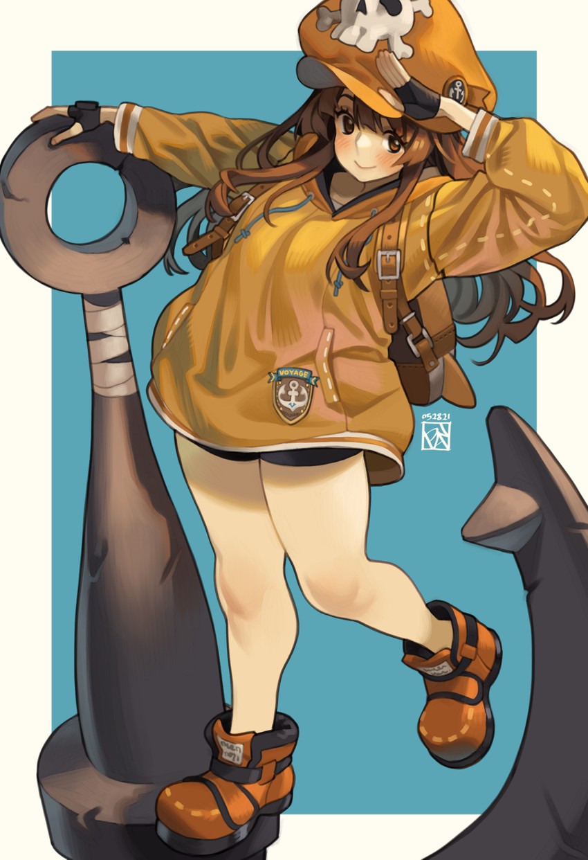 may (guilty gear and 1 more) drawn by poch4n