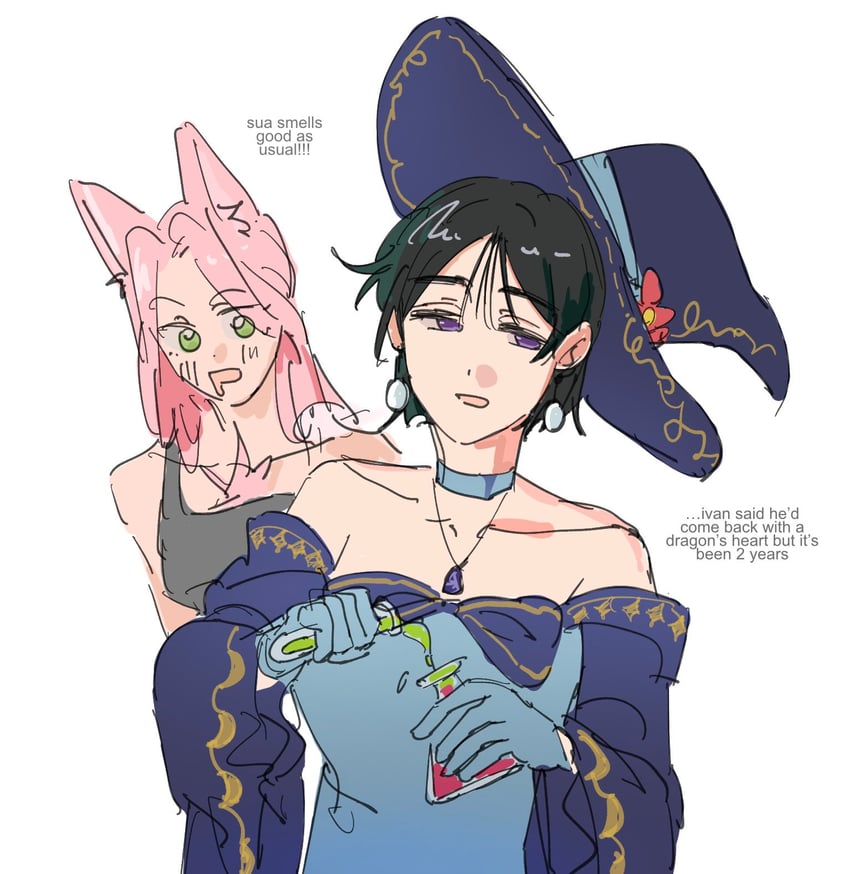sua and mizi (alien stage) drawn by the_quipper