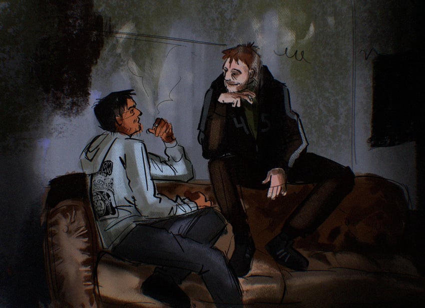 simon henriksson and david leatherhoff (cry of fear and 1 more) drawn by ghoooos