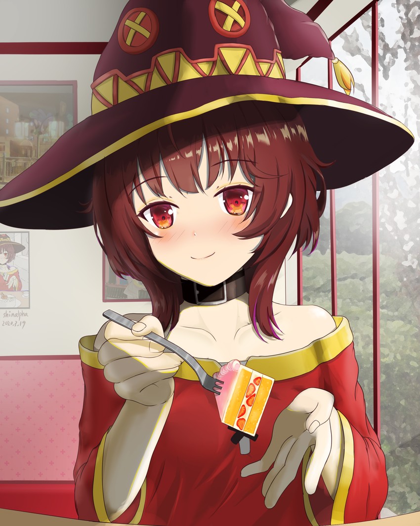 megumin (kono subarashii sekai ni shukufuku wo!) drawn by shinalpha