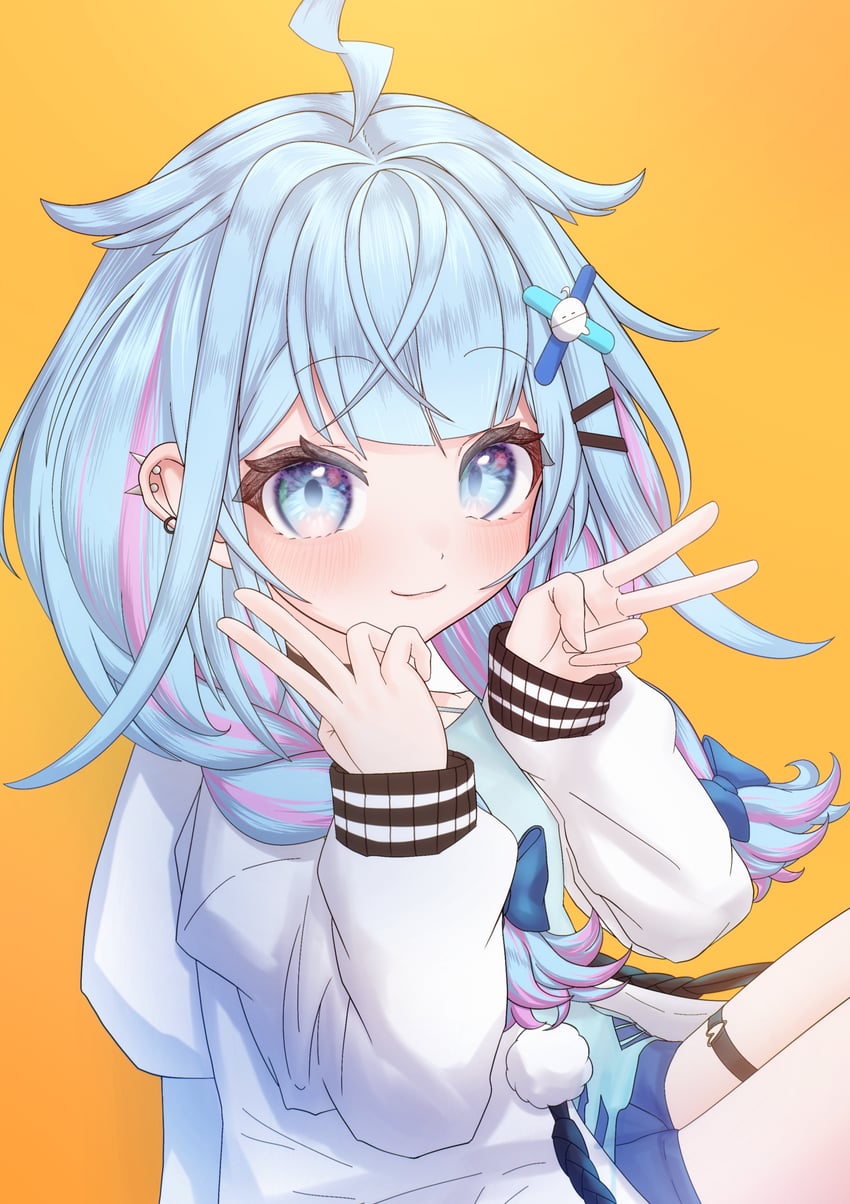 mizumiya su (hololive and 1 more) drawn by u_u2_12