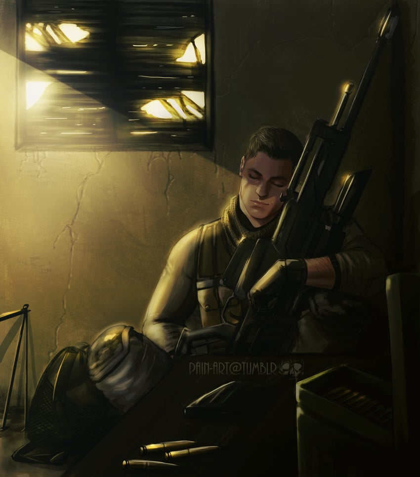 piers nivans (resident evil and 1 more) drawn by pain-art