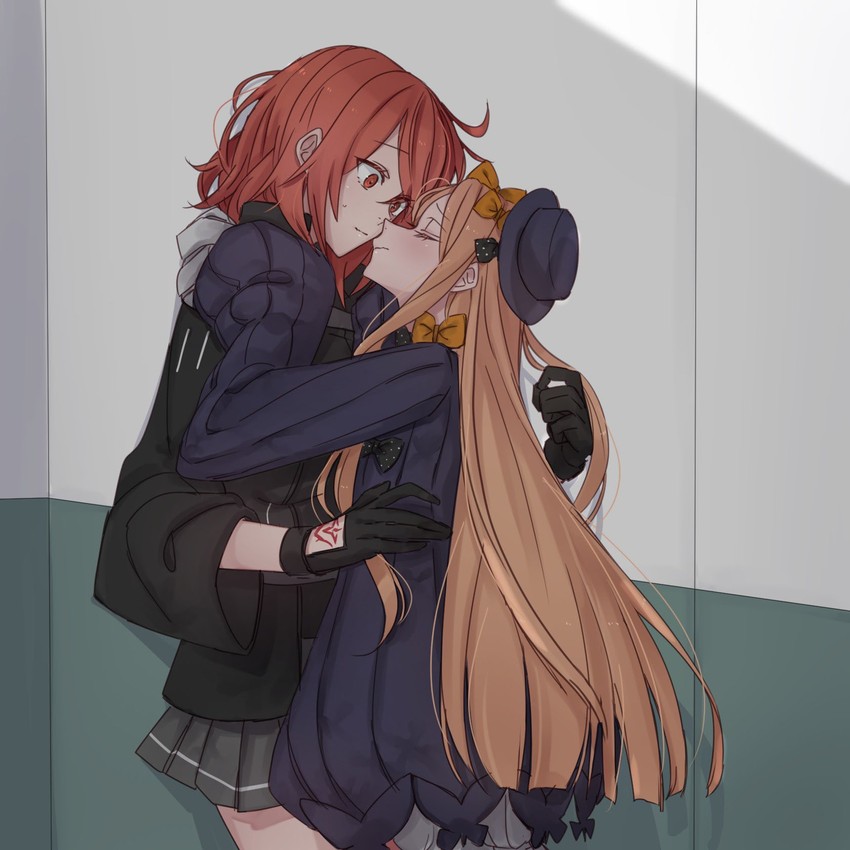 fujimaru ritsuka and abigail williams (fate and 1 more) drawn by hollomaru