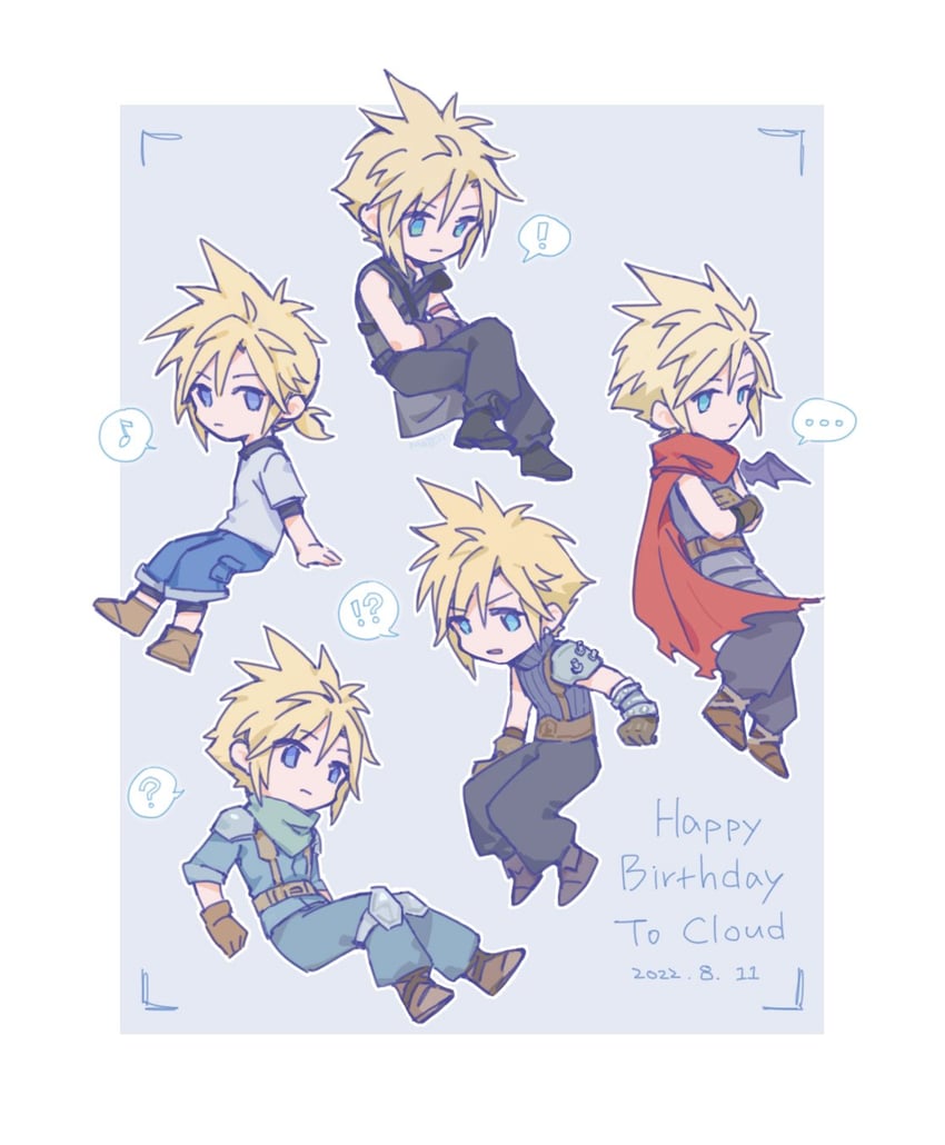 cloud strife (final fantasy and 5 more) drawn by maoli45222137