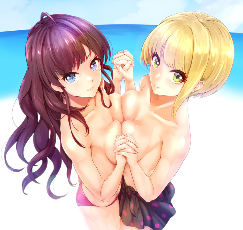 ichinose shiki and miyamoto frederica (idolmaster and 1 more) drawn by infinote