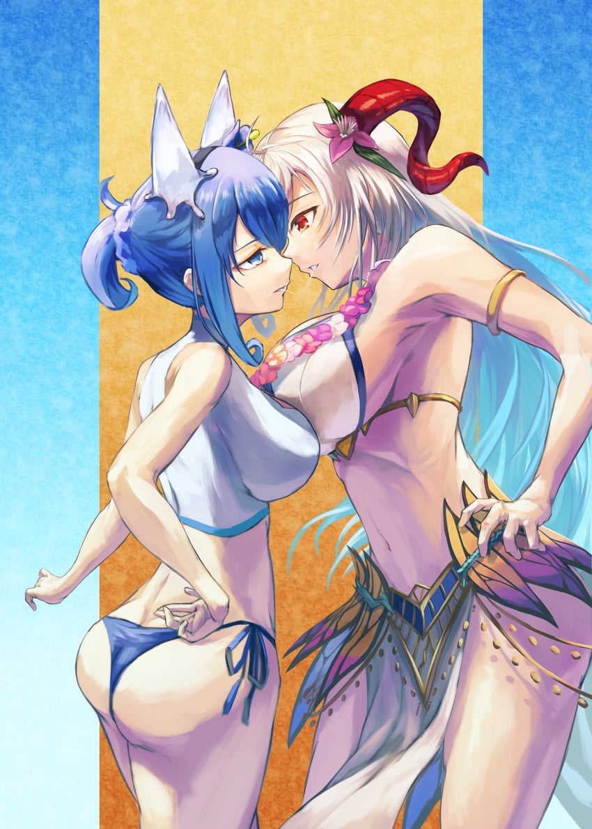 freyja and nifl (fire emblem and 1 more) drawn by juunishi_aya