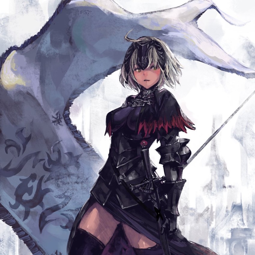 jeanne d'arc alter (fate and 1 more) drawn by kazama_raita