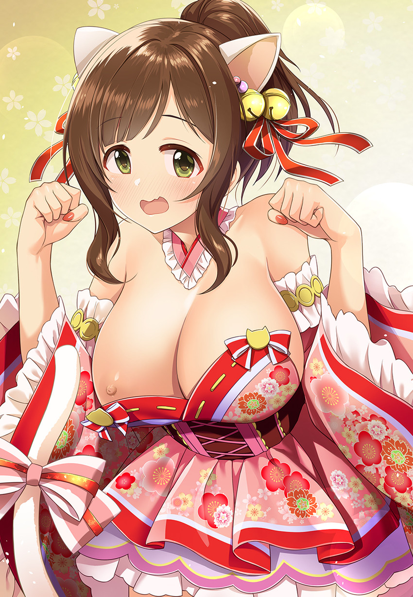 maekawa miku (idolmaster and 2 more) drawn by mk_(mod0)