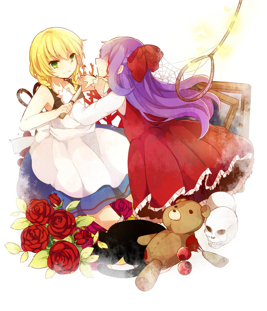 viola and ellen (majo no ie) drawn by shimotsuki_eri