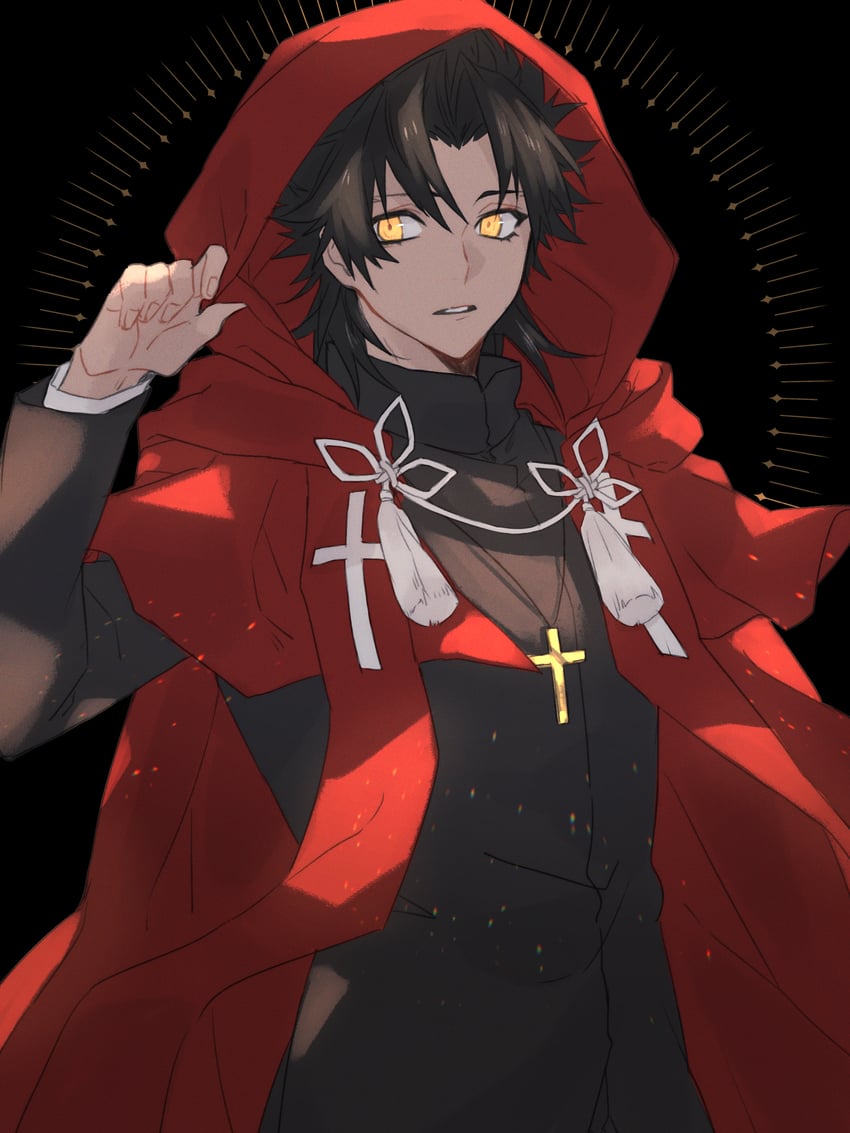 amakusa shirou (fate and 2 more) drawn by tofu_(bean359)