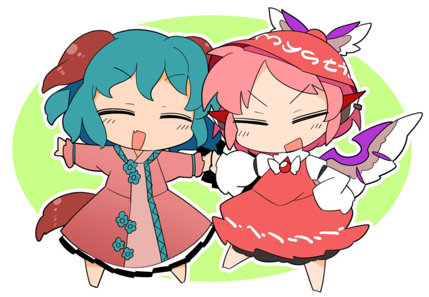 mystia lorelei and kasodani kyouko (touhou) drawn by ini_(inunabe00)