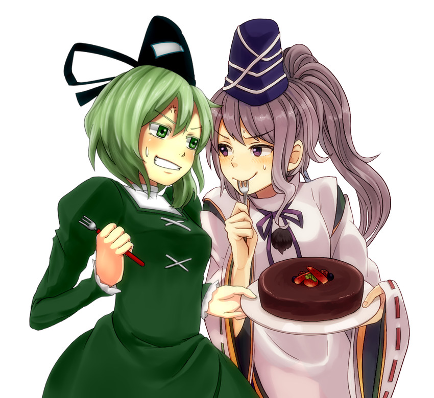 mononobe no futo and soga no tojiko (touhou) drawn by takenoko_lv9