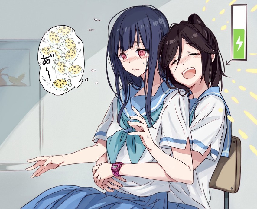 yoroizuka mizore and kasaki nozomi (hibike! euphonium and 1 more) drawn by yuuyu_(777)