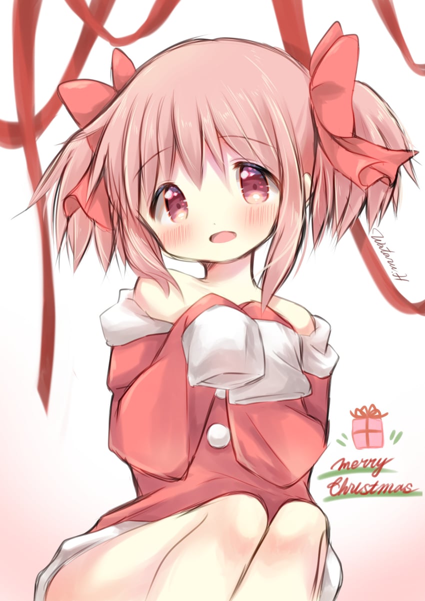kaname madoka (mahou shoujo madoka magica) drawn by hoshikage_wataru