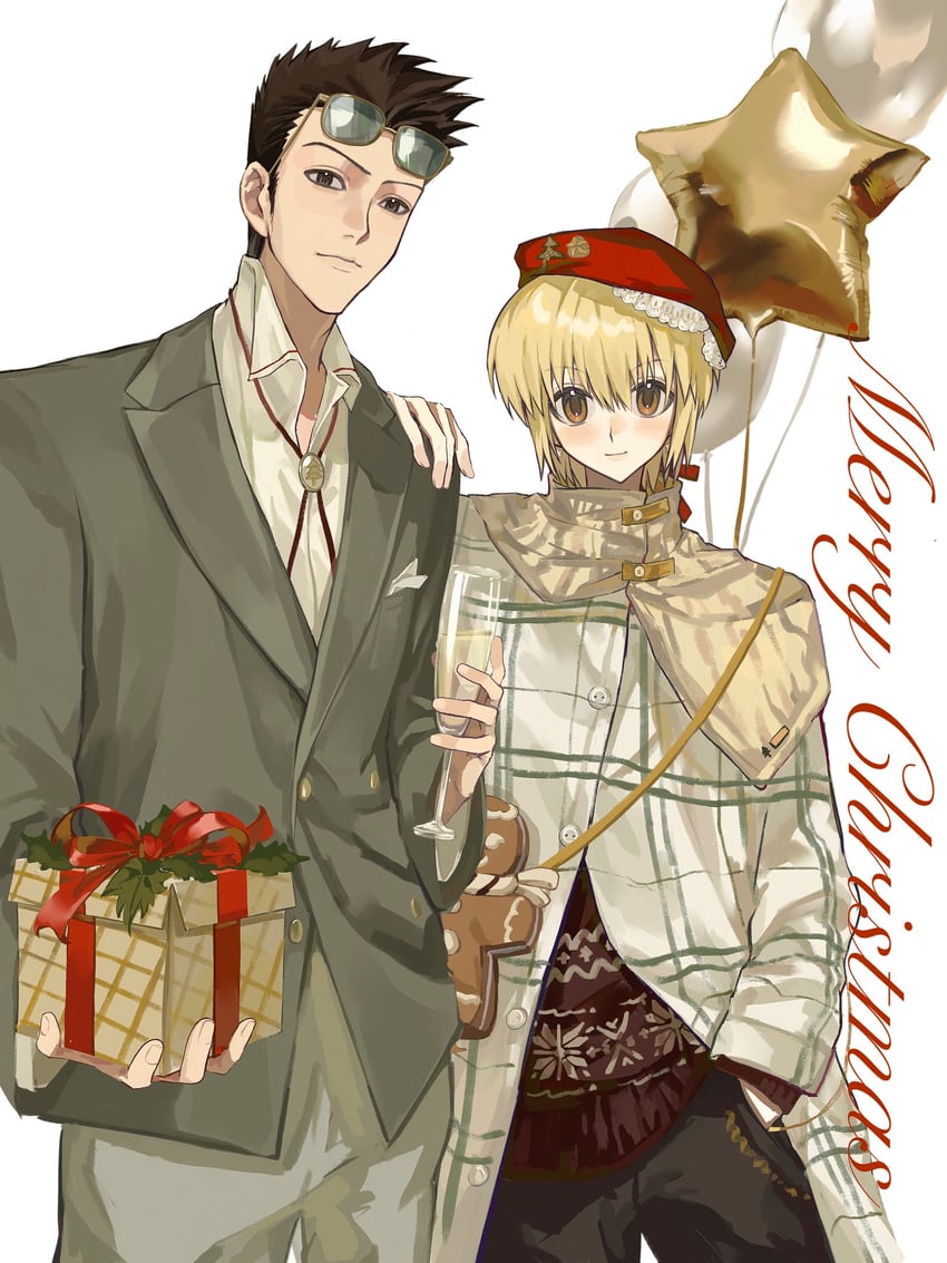 kurapika and leorio paladiknight (hunter x hunter) drawn by ypigo60s