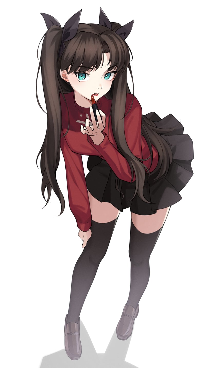 tohsaka rin (fate and 1 more) drawn by darkhawkayin