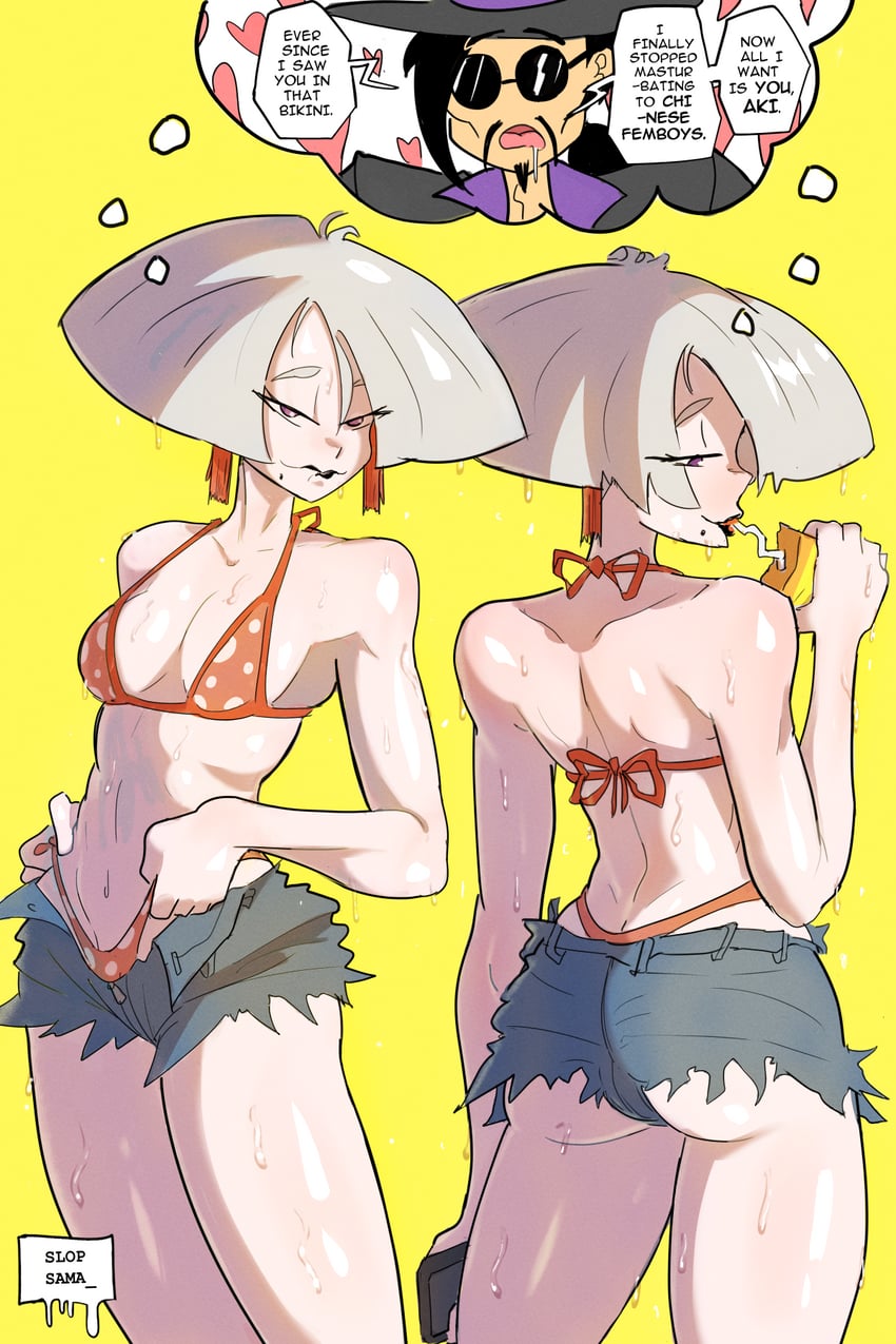 a.k.i. and f.a.n.g (street fighter and 1 more) drawn by slopsama