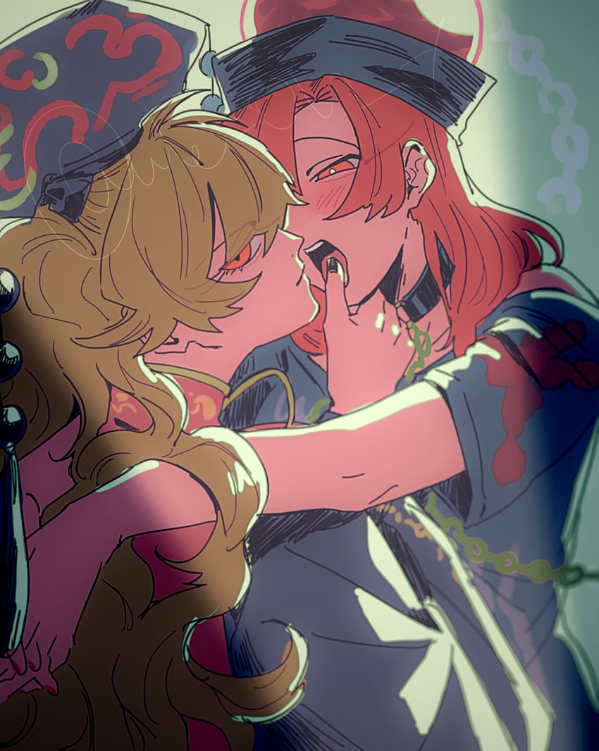 junko and hecatia lapislazuli (touhou) drawn by raya_(uk_0128)