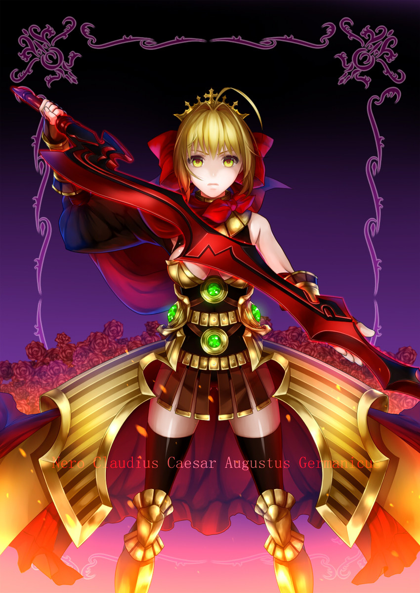 nero claudius (fate and 2 more) drawn by arkray
