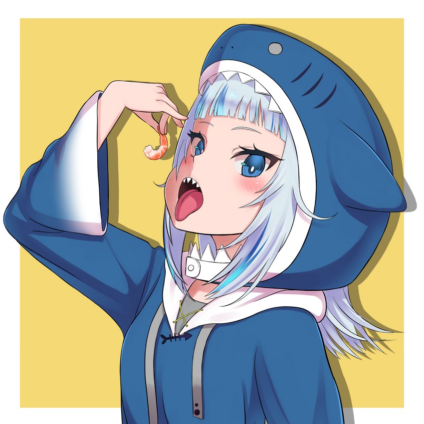 gawr gura (hololive and 1 more) drawn by drawzenta