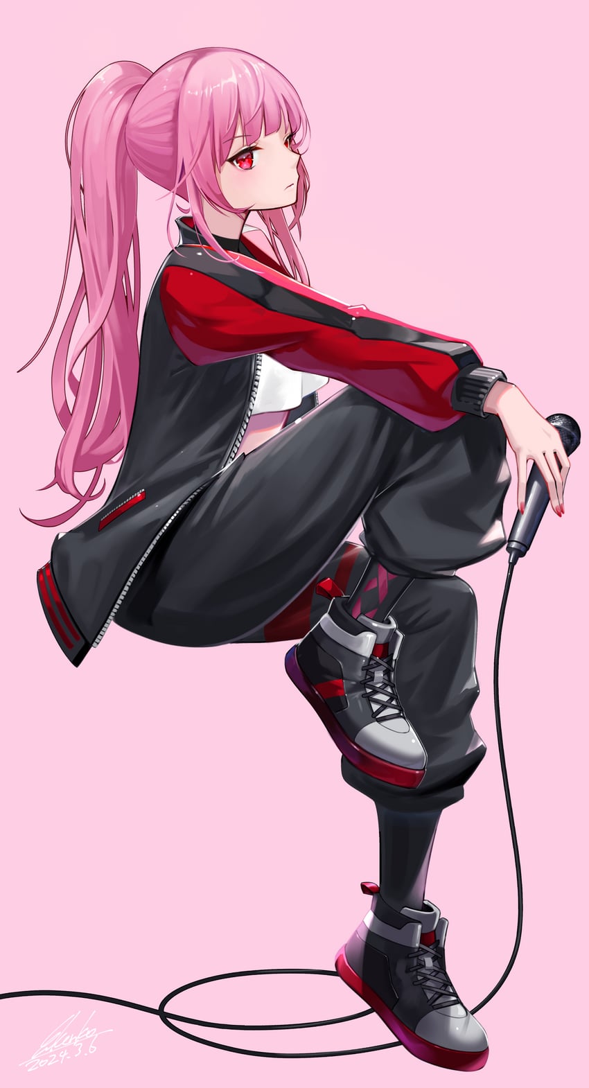 mori calliope (hololive and 1 more) drawn by kenko_(a143016)