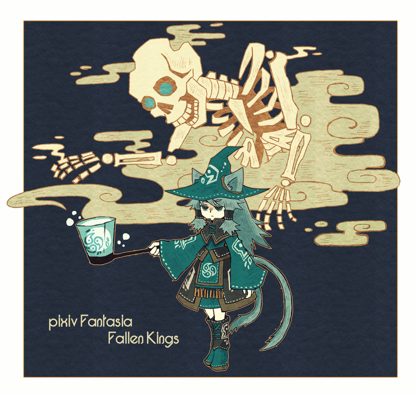 pixiv fantasia and 2 more drawn by satsumai