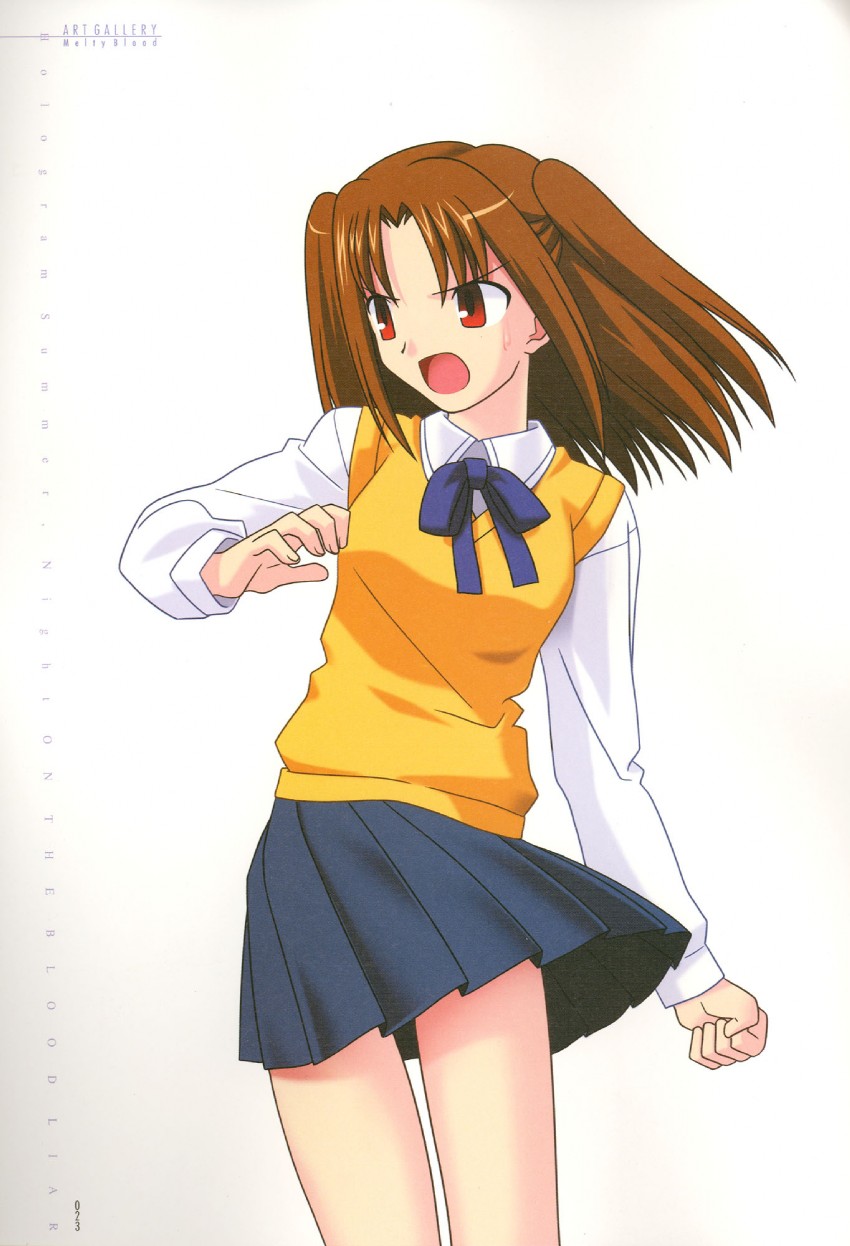 yumizuka satsuki (tsukihime and 1 more) drawn by takeuchi_takashi