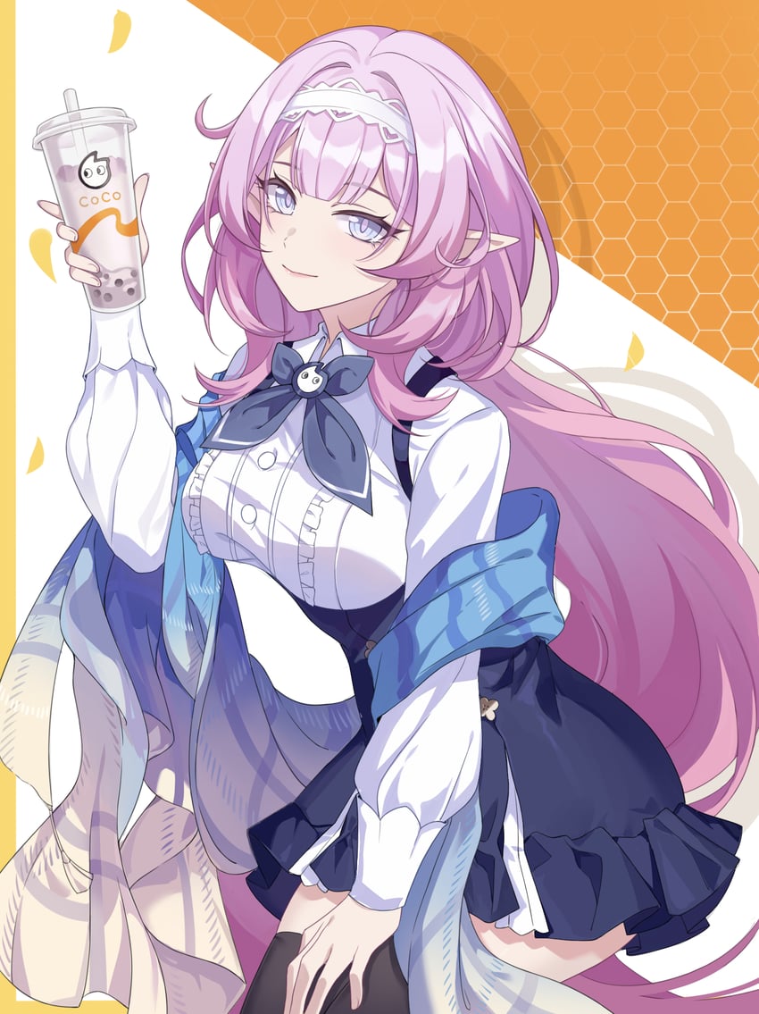 elysia (honkai and 1 more) drawn by xuan_xuan_xuan_za