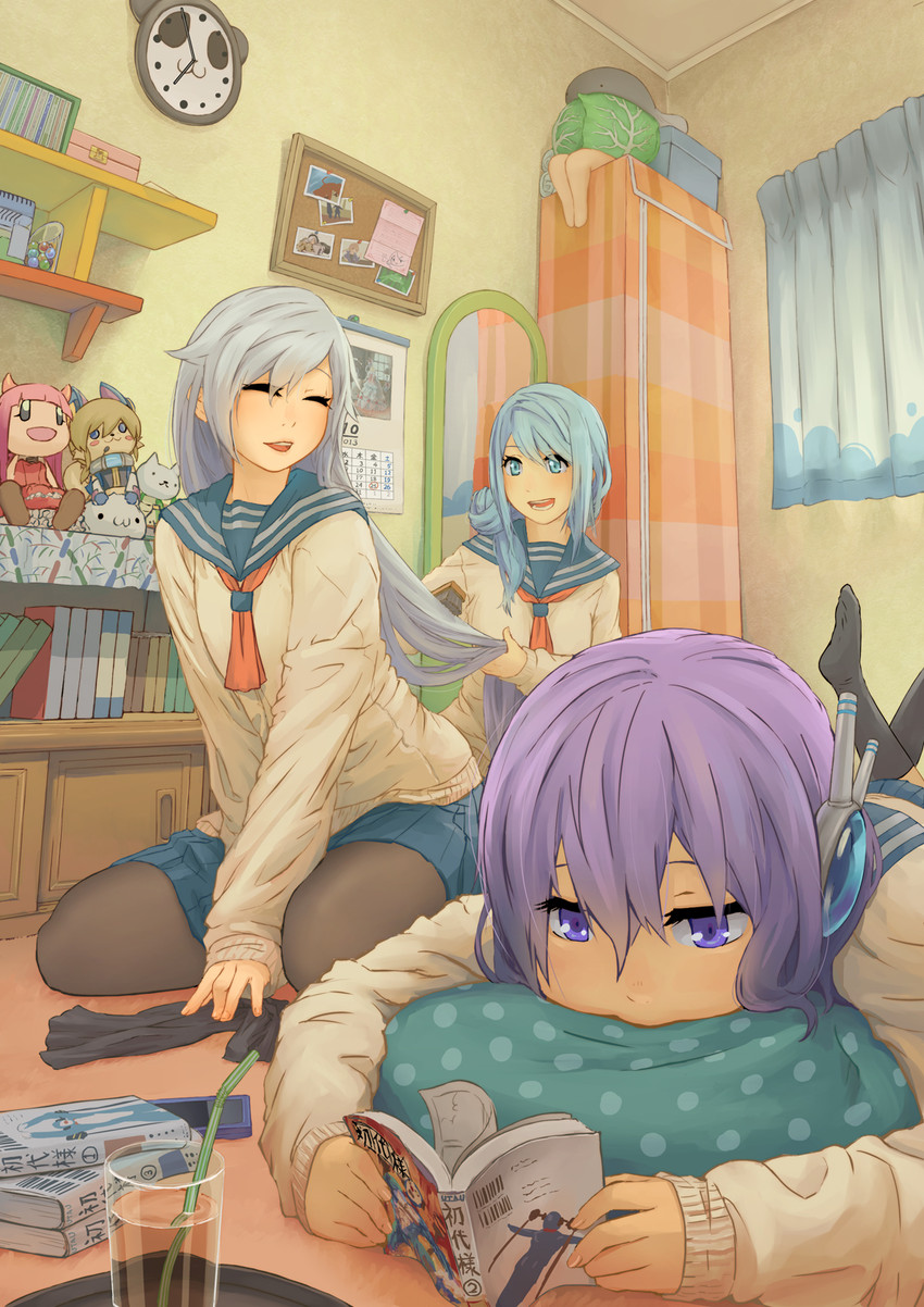 utane uta, sekka yufu, and yurika sayu (utau) drawn by 633b