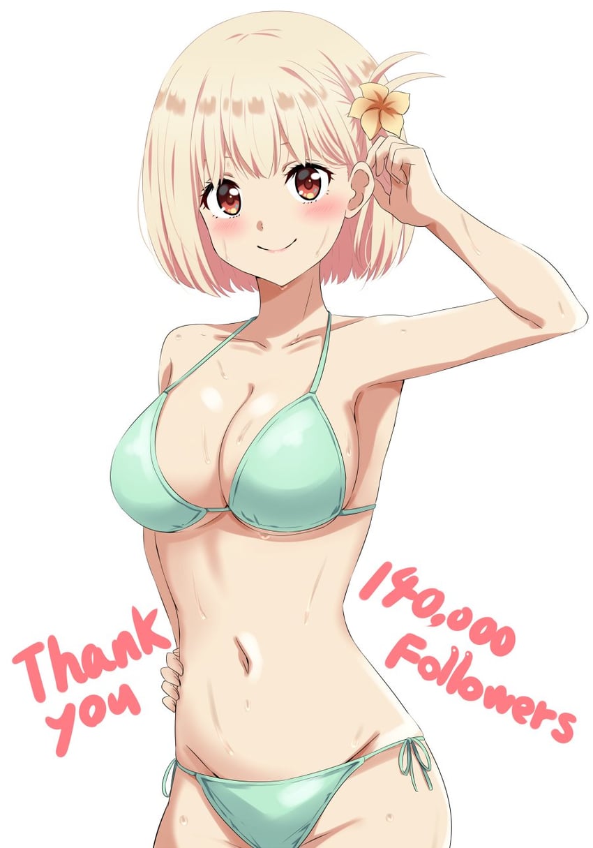 nishikigi chisato (lycoris recoil) drawn by dars_(recolors)