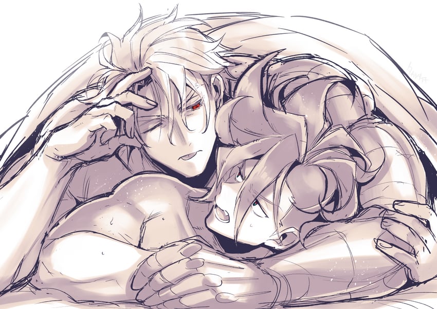 galo thymos and kray foresight (promare) drawn by takatsuki_ichi