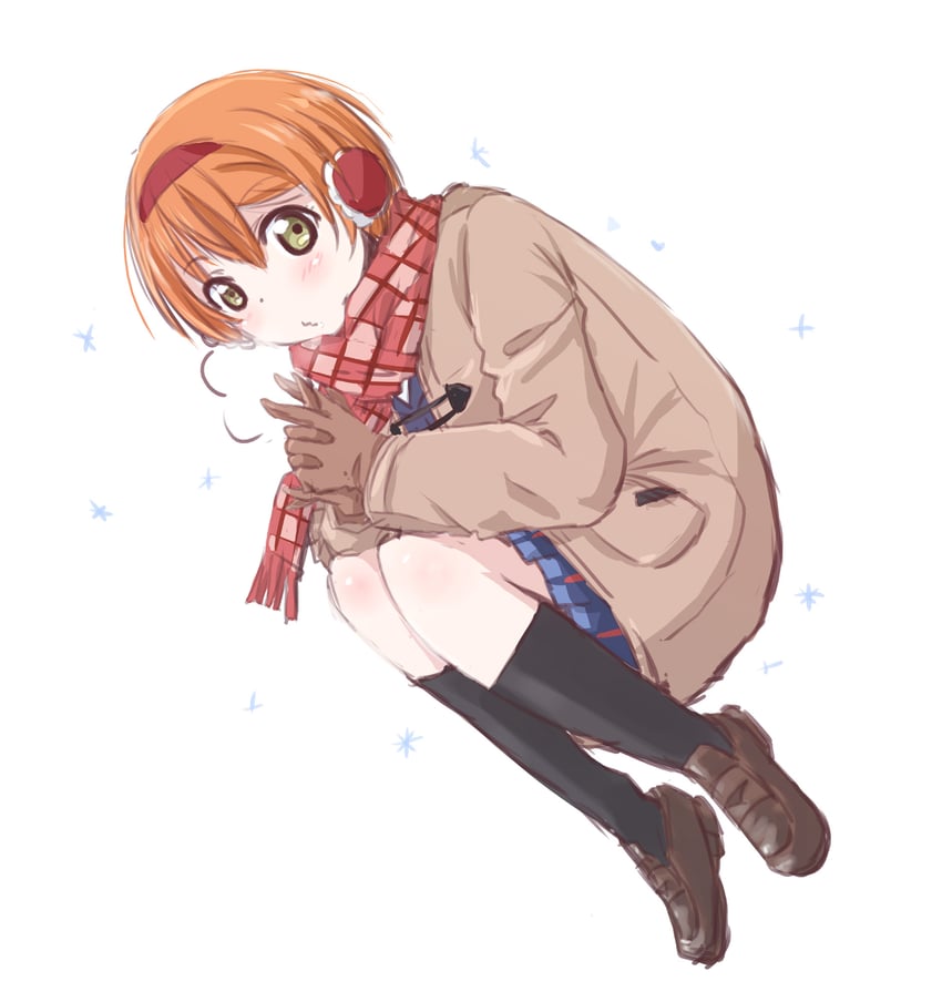 hoshizora rin (love live! and 1 more) drawn by maruyo