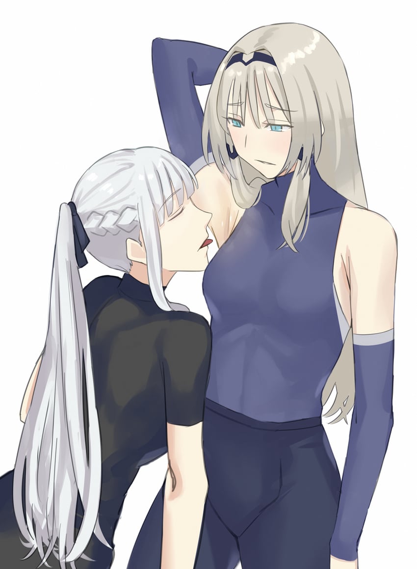 ak-12 and an-94 (girls' frontline) drawn by asakiri_koko