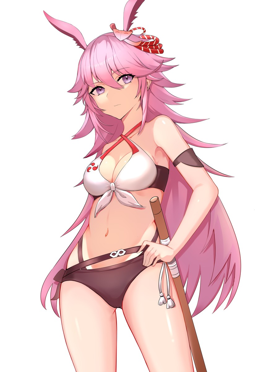 yae sakura (honkai and 1 more) drawn by zhourues