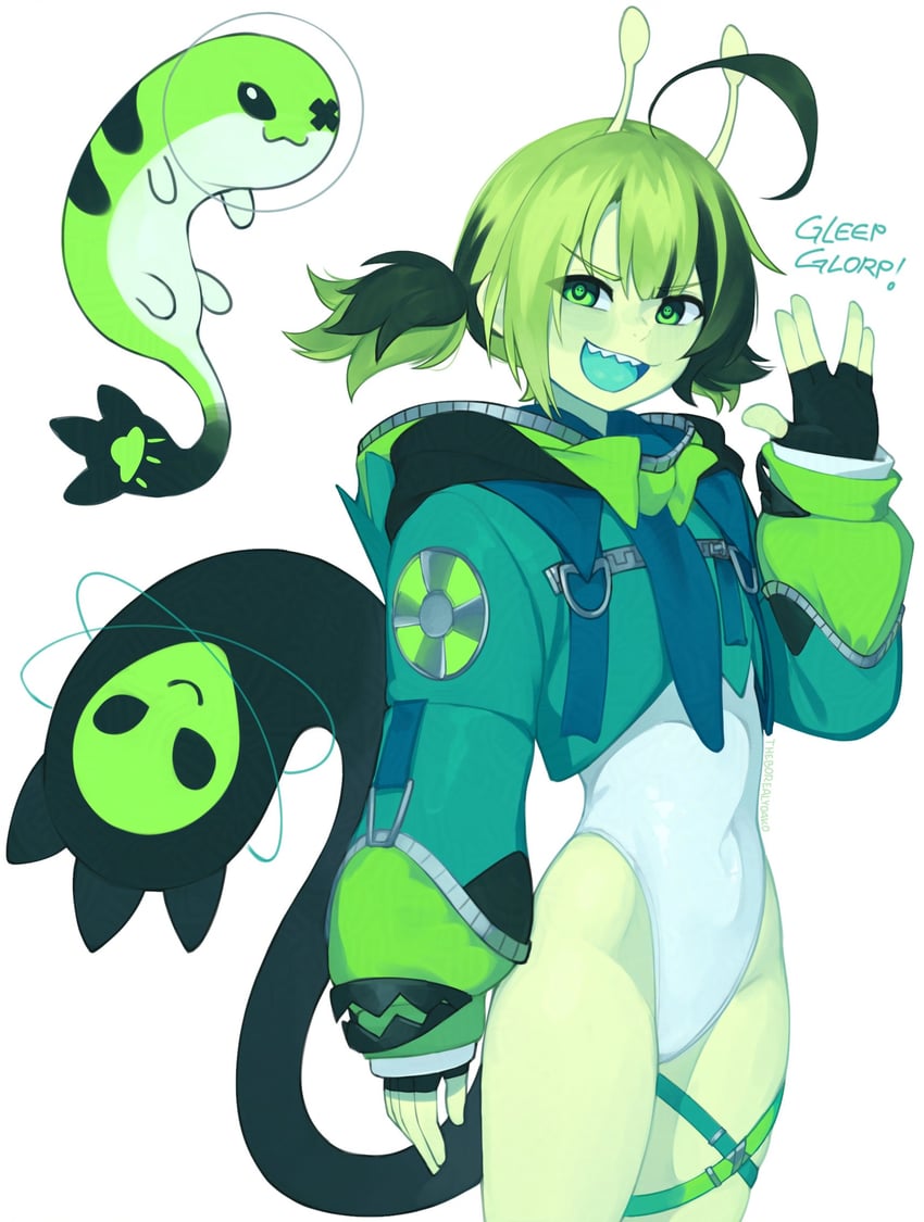 gigi murin and grem (hololive and 1 more) drawn by yoako